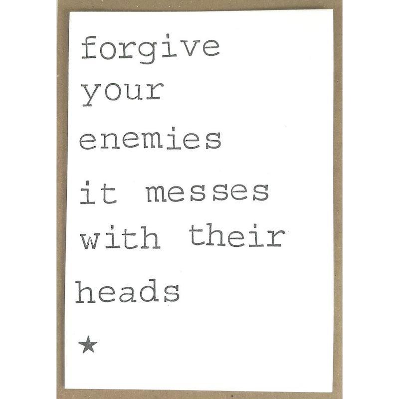 Enkele Kaart Forgive Your Enemies 